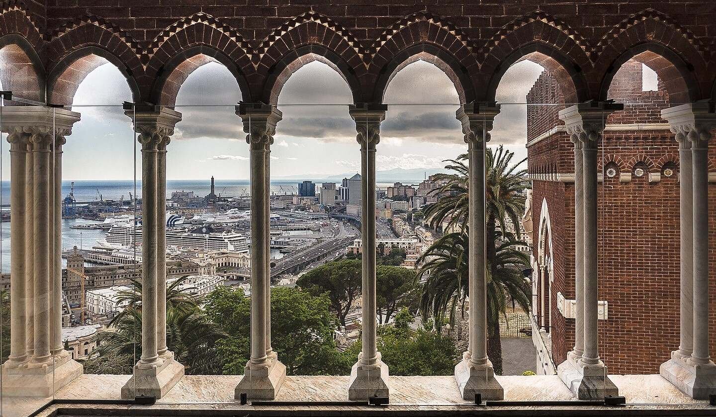 Piazza d'Italia a Sassari