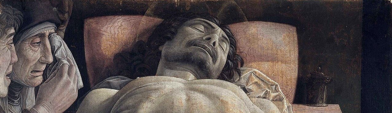 Milano, Pinacoteca di Brera, Lamentation of Christ, Andra Mantegna