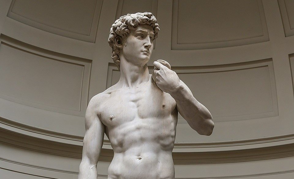 Firenze, il David di Michelangelo esposto alla Galleria dell'Accademia