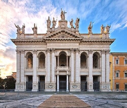Roma, facciata Basilica di San Giovanni in Laterano