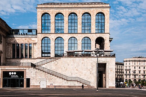 Milano, Palazzo dell'Arengario sede del Museo del Novecento
