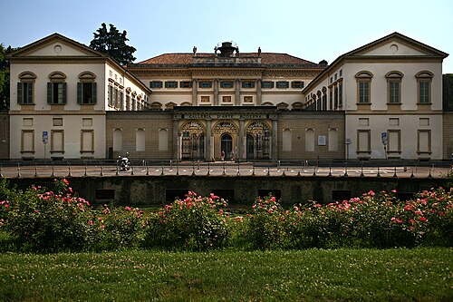 Milano, Villa Reale di Milano, vista generale ingresso GAM