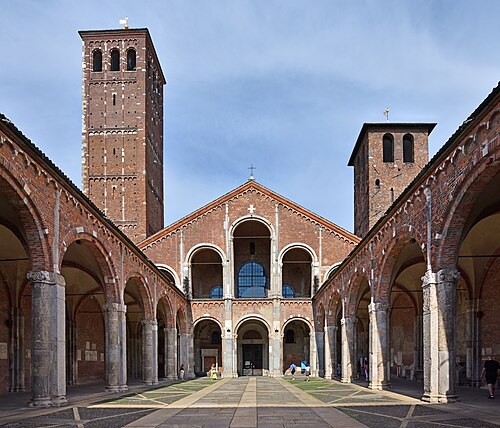 Milano, Atrio Basilica di Sant'Ambrogio
