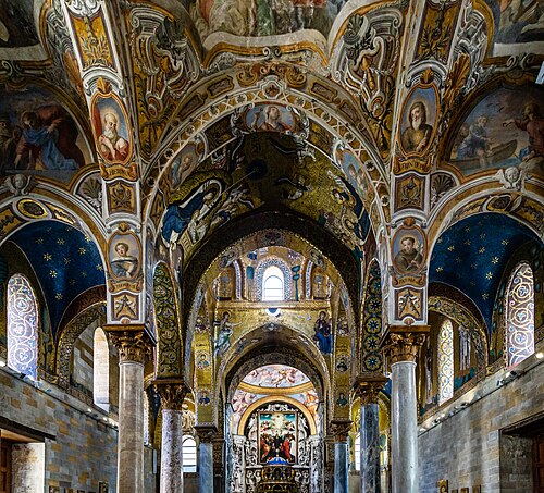 Palermo, Chiesa della Maratona, interno