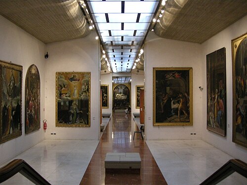 Bologna, interno della Pinacoteca Nazionale